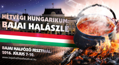 A Bajai Halfőző Fesztivál plakátja