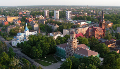 A főváros, Riga, ahol a lettek máig kisebbségben (42%) vannak.