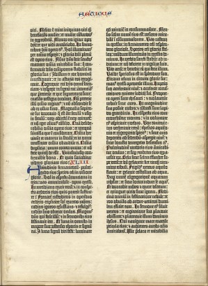 A Gutenberg-biblia egy lapja