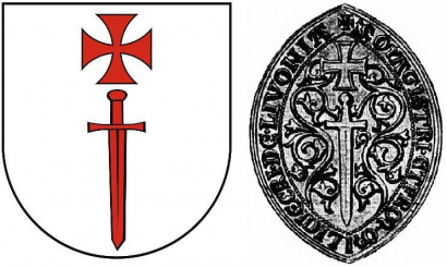 A Kardtestvérek címere és pecsétje
