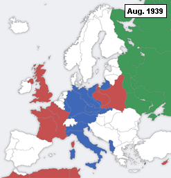 A második világháború Európában