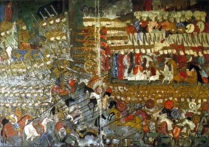 A mohácsi csata egy török miniatúrán