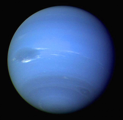 A Neptunusz kékje a Voyager–2 felvételén