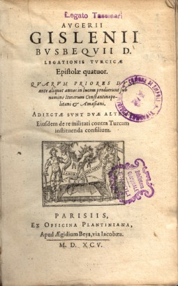 A Török levelek 1595-ös párizsi kiadása