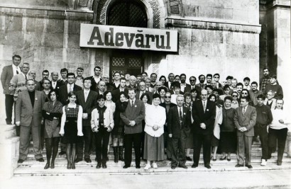 Az Adevărul szerkesztősége 1993 körül
