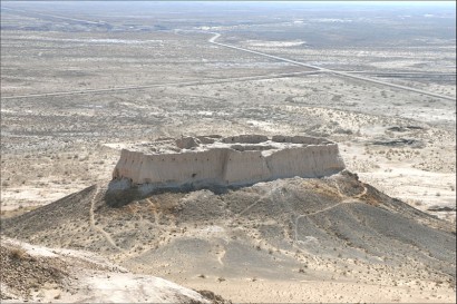 Az Ajaz Kala erőd a mai Üzbegisztán területén