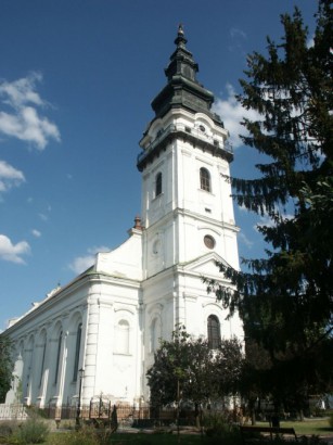Az evangélikus templom a szlovák Tótkomlóson