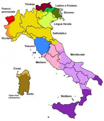 Az olaszországi nyelvváltozatok