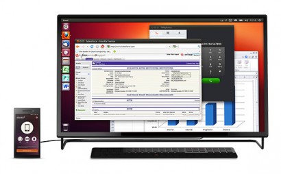 Az Ubuntu Edge asztali gépként is használható