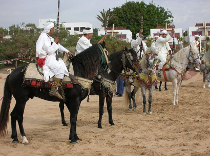 Berber harcosok Agadir környékén. 