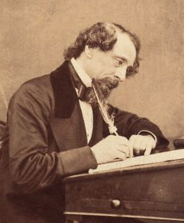 Dickens fotóportréja, 1858.