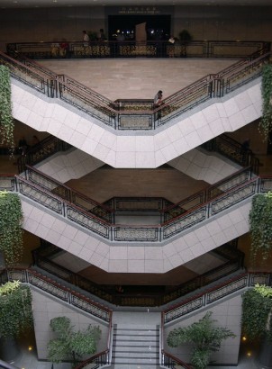 Fess lépcsők Sanghajban