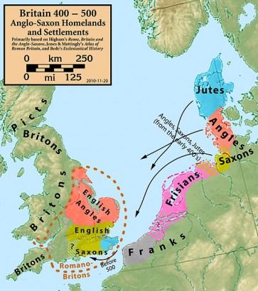 Germán betelepülés Britanniába