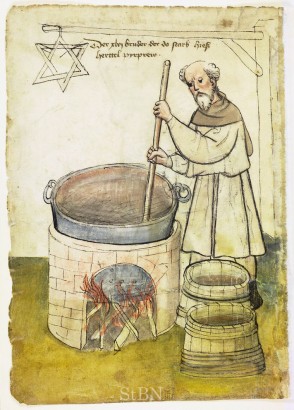 Hertel sörfőző alkotás közben, a hatágú csillag jegyében – 1425 körül