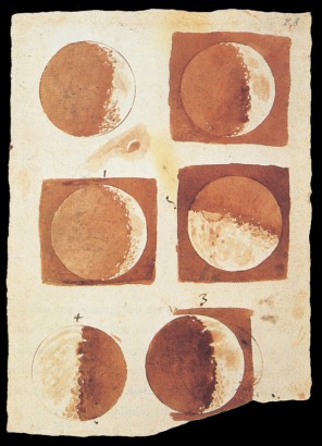 Holdfázisok Galileo Galilei rajzán