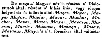 Horvát István 1825: 8.