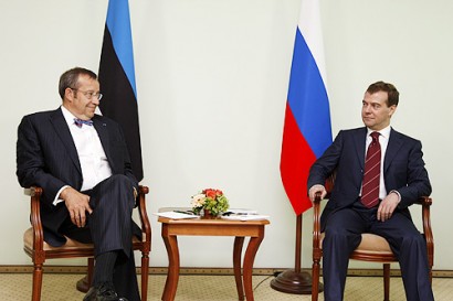 Ilves és Medvegyev 2008-ban Hanti-Manszjszkban