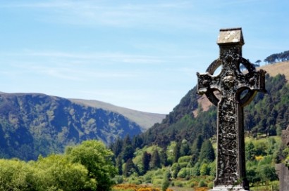 Kelta kereszt Glendalough-ban