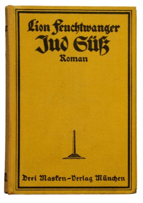 Lion Feuchtwanger Jud Süss című regényének 1925-ös kiadása