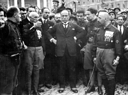 Mussolini a Marcia su Roma idején – a nemzeti potencia igazi megnyilvánulása