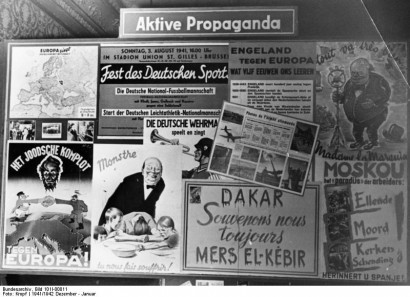 Náci propagandaanyagok az elfoglalt Belgiumban 