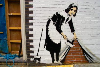 Nagyheti takarítás (Banksy)
