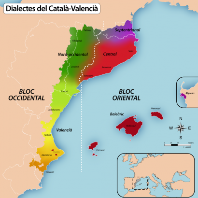 Nem csupán Katalóniában beszélnek Katalánul, hanem Valenciában és a Baleári-szigeteken is