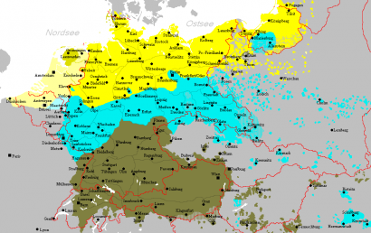 Német dialektusok a második világháború előtt