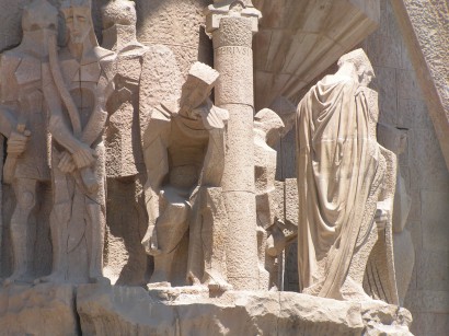 Pilátus szobra, Sagrada Família, Barcelona
