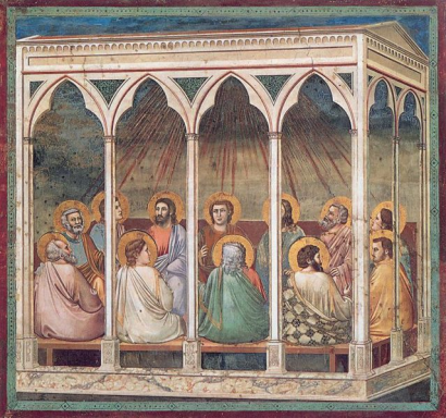 Pünkösd. Giotto, Padova.
