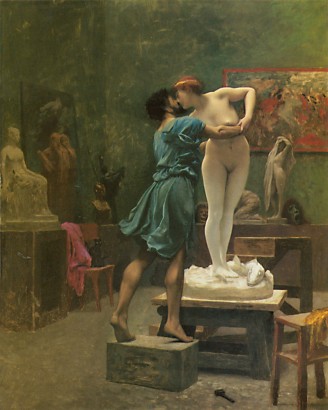 Pygmalion – Jean-Léon Gérôme (1824-1904) festménye