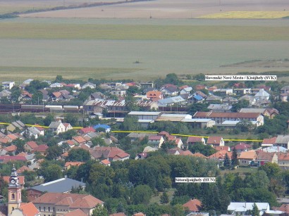 Sátoraljaújhely, Slovenské Nové Mesto – és a kettőt elválasztó trianoni határ