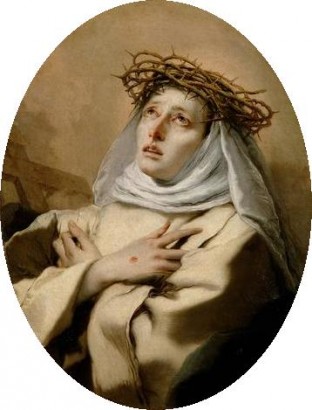 Sienai Szent Katalin, Tiepolo festménye