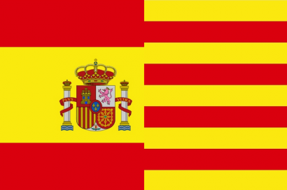 Spanyol-katalán zászló