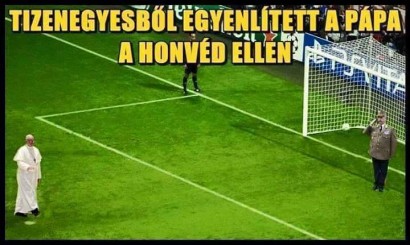 Tizenegyesből egyenlített a Pápa a Honvéd ellen