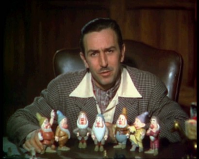 Walt Disney a Hófehérke 1937-es filmelőzetesében